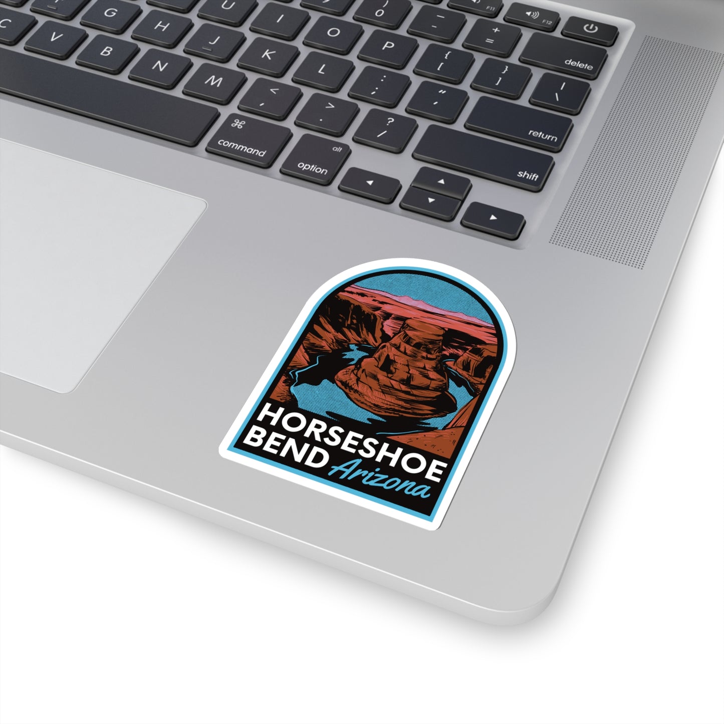 Horseshoe Bend Retro AZ - Vinyl Sticker