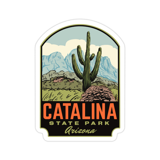 A sticker of Catalina State Park