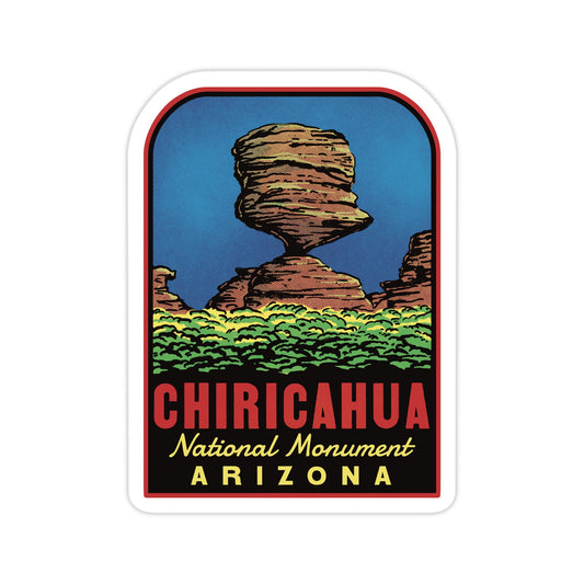 A sticker of Chiricahua Arizona