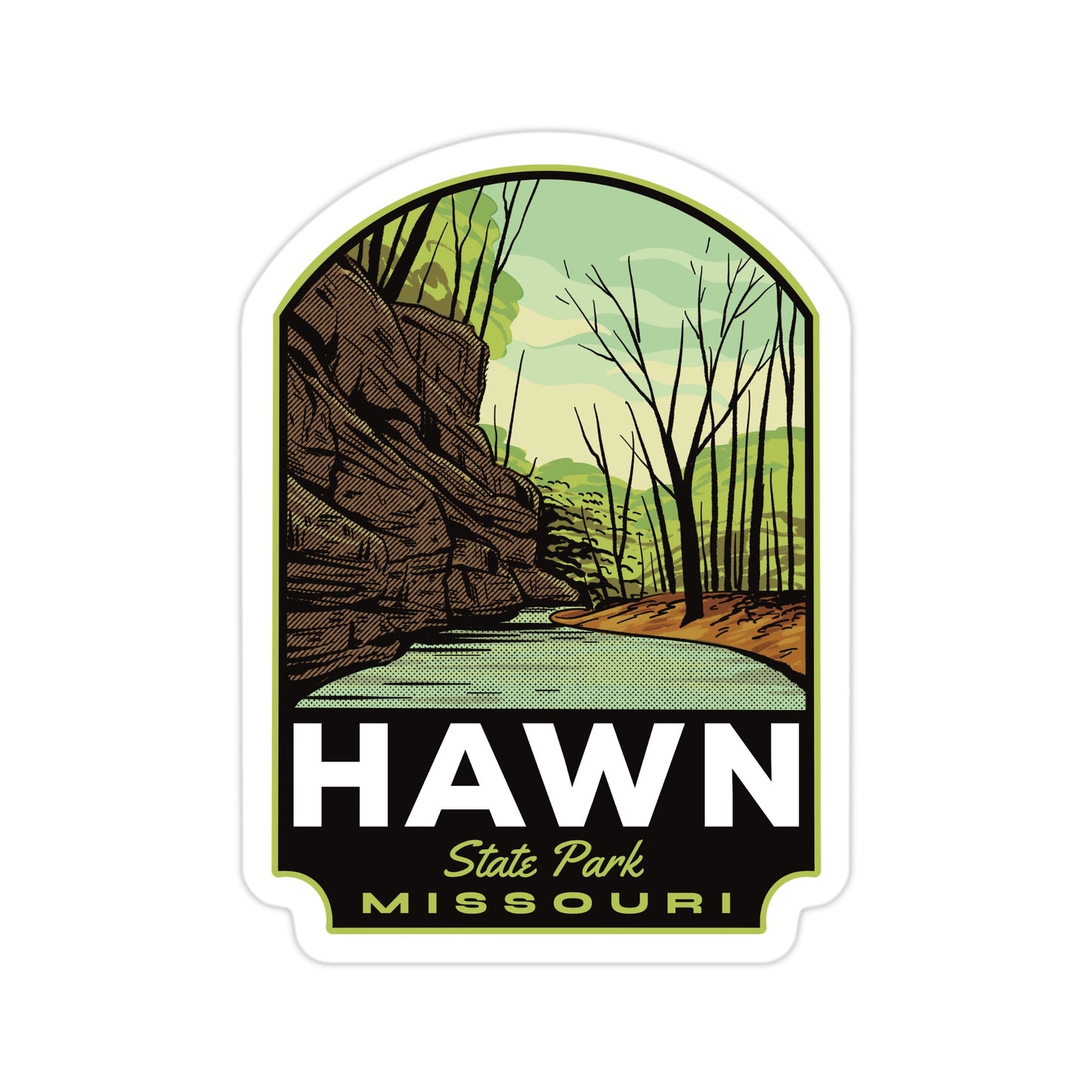 A sticker of Hawn State Park