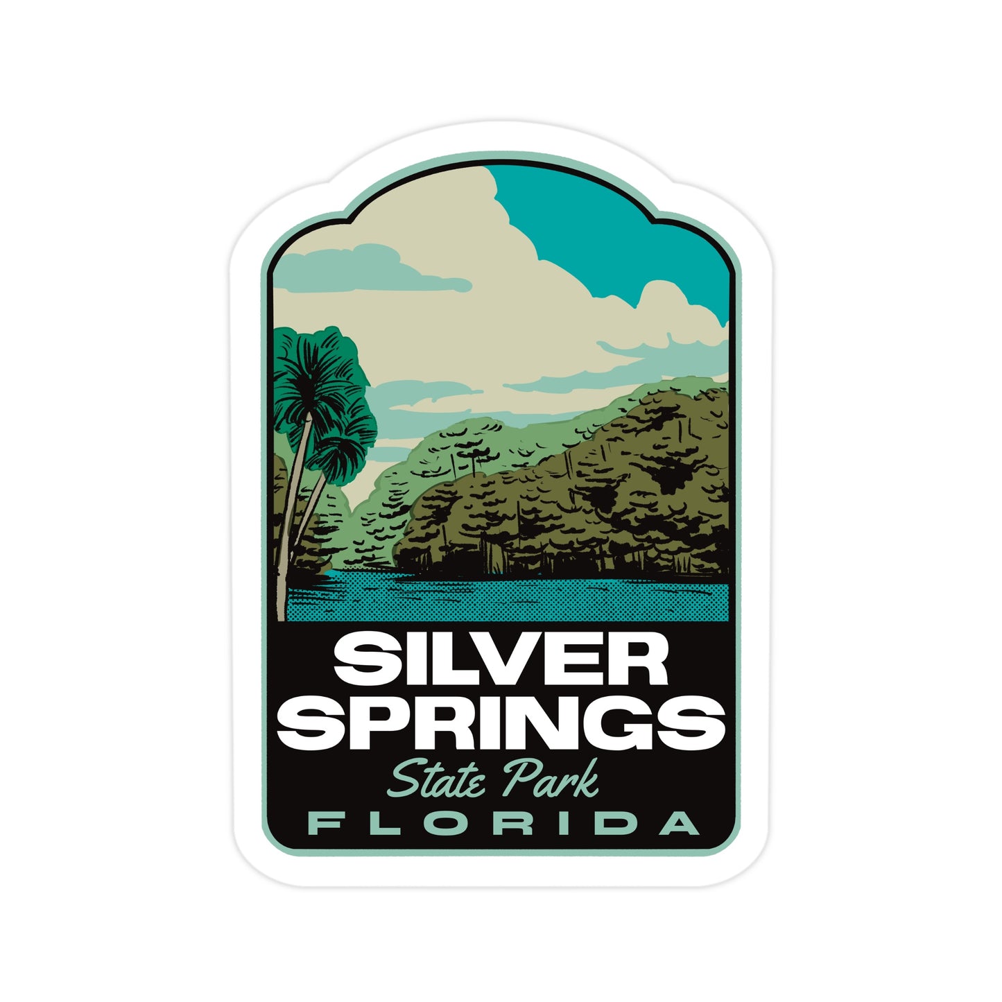 A sticker of Silver Springs State Park