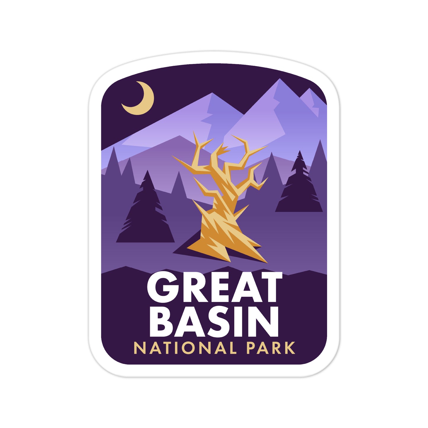 A sticker of Great Basin National Park