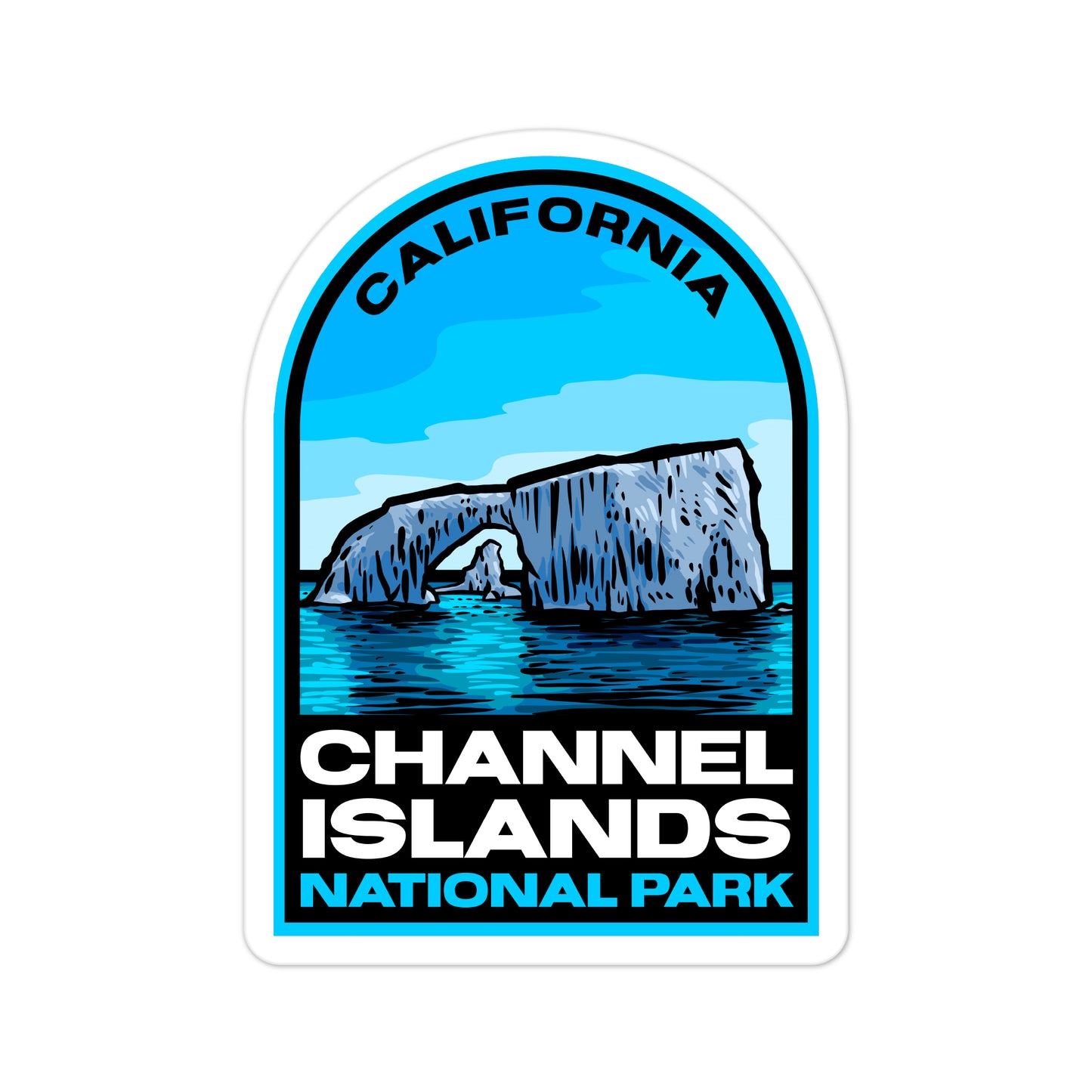 A sticker of Channel Islands National Park
