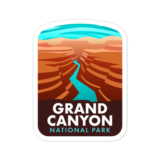 A sticker of Grand Canyon National Park