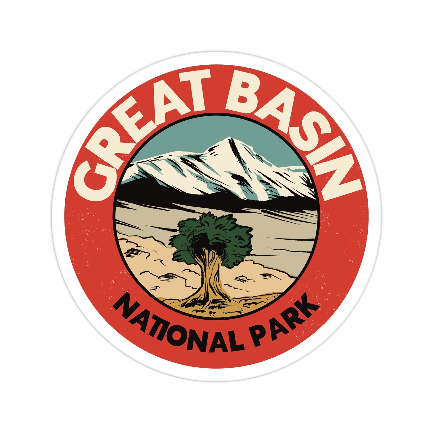A sticker of Great Basin National Park