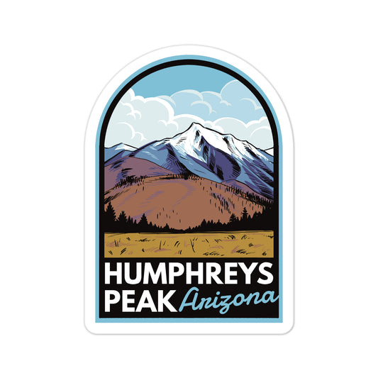 Humphreys Peak - Vinyl Sticker