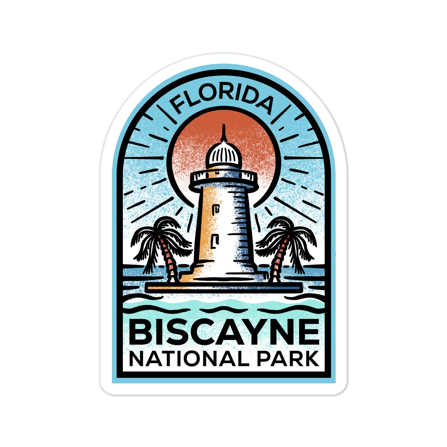 A sticker of Biscayne National Park