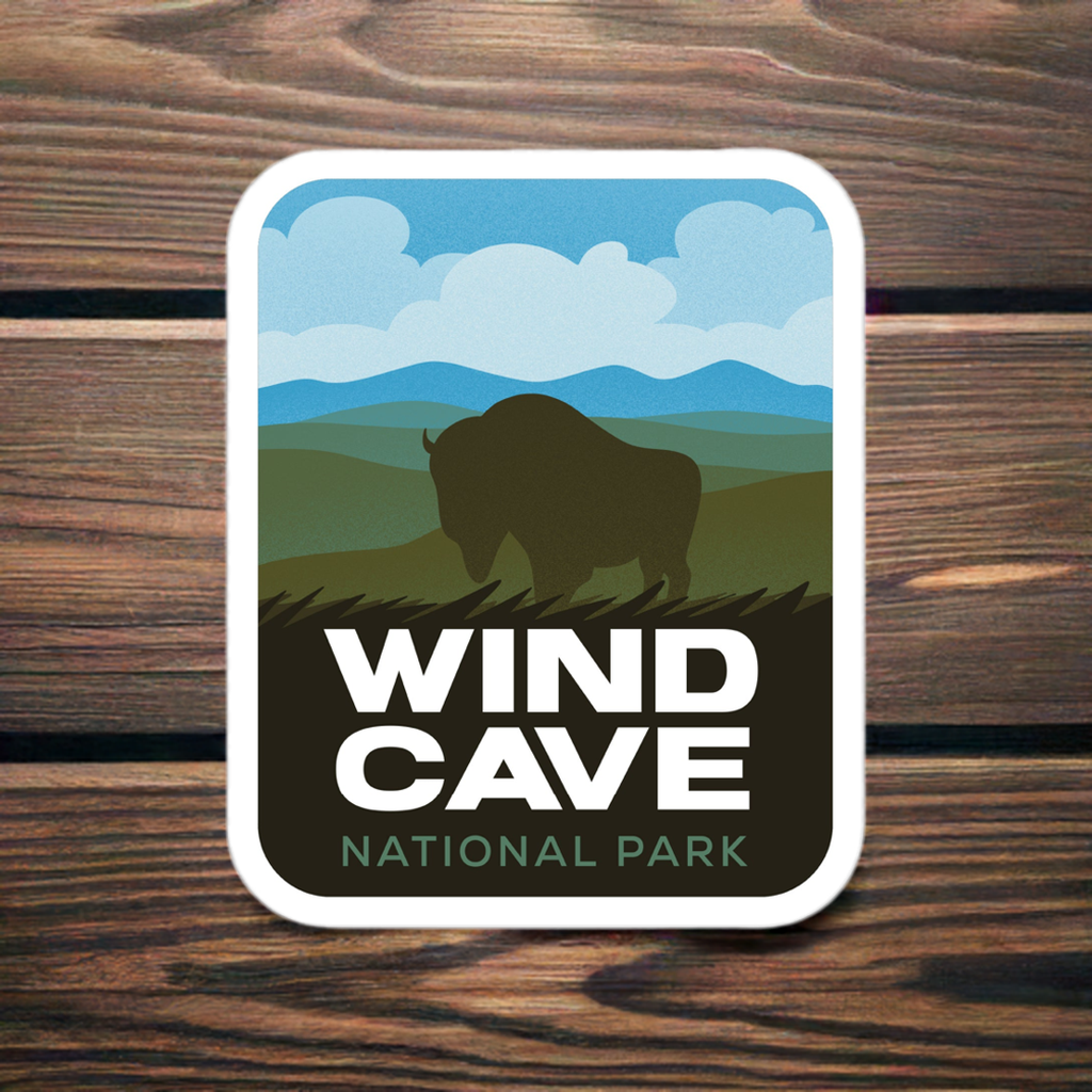 Wind Cave National Park - Vinyl Sticker