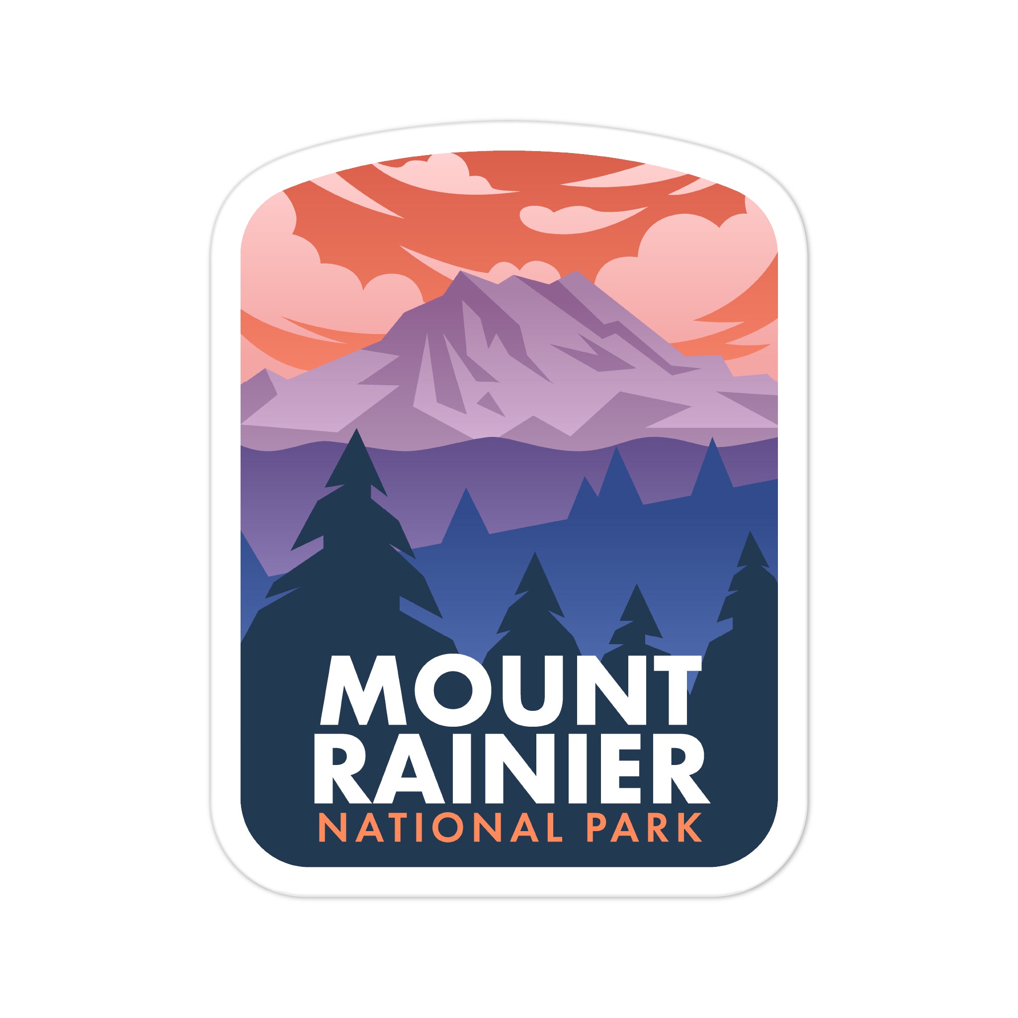 Shop Mount Rainier National Park Stickers – Halpin Decals
