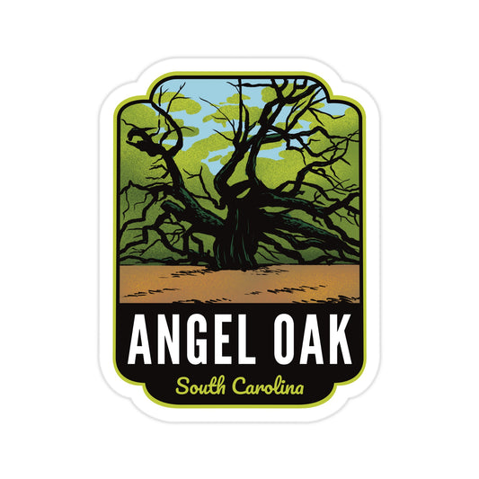 A sticker of Angel Oak