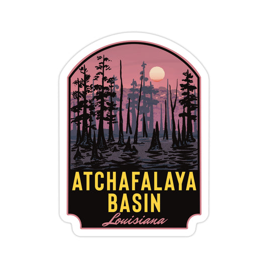 Atchafalaya Basin Louisiana - Vinyl Sticker