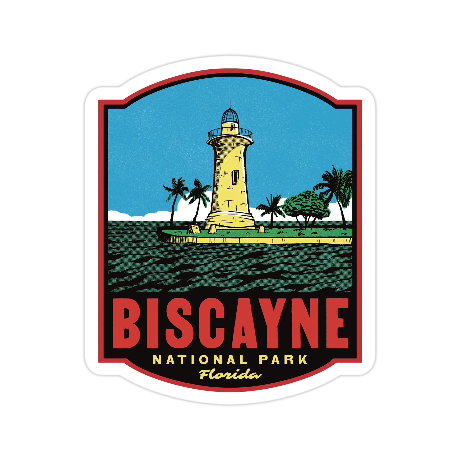 A sticker of Biscayne National Park