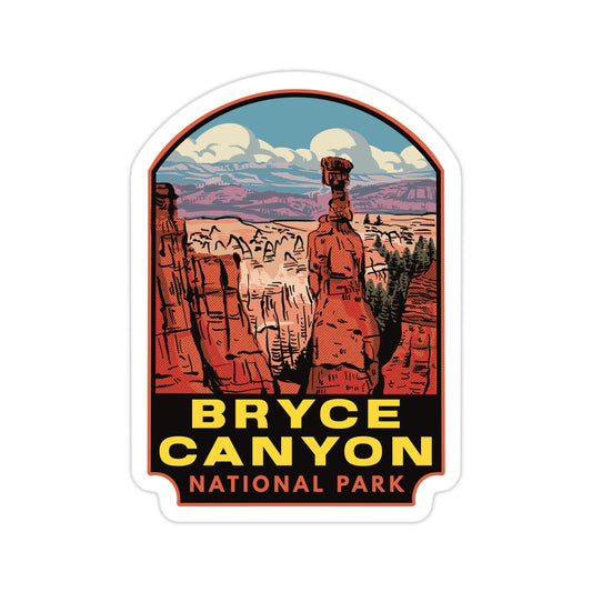 A sticker of Bryce Canyon National Park