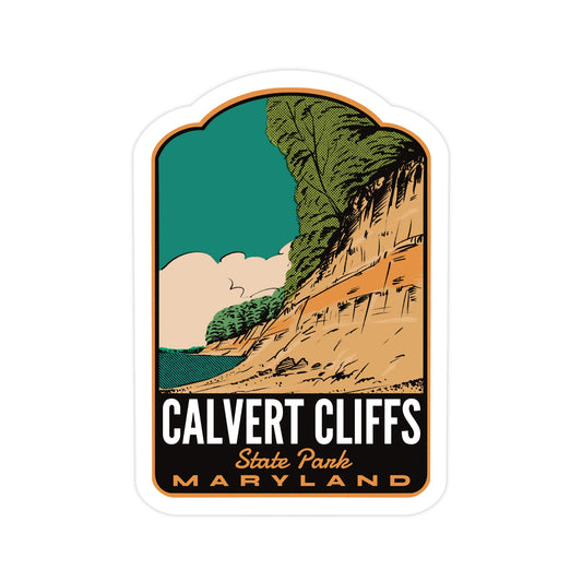 A sticker of Calvert Cliffs State Park