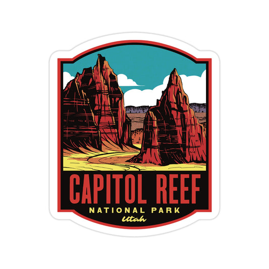 A sticker of Capitol Reef National Park
