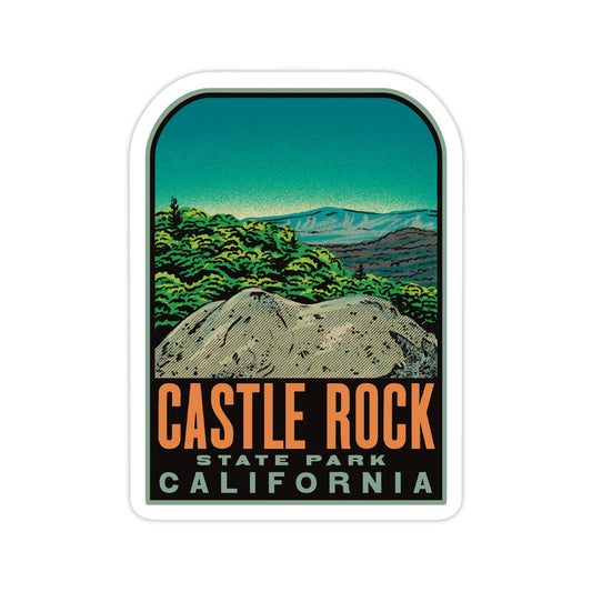 A sticker of Castle Rock State Park