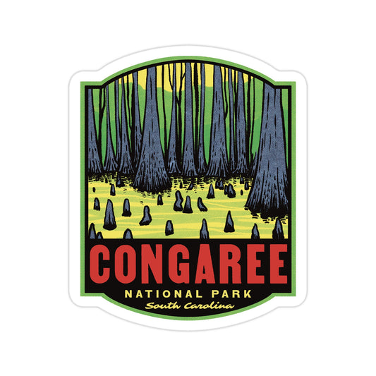 A sticker of Congaree National Park