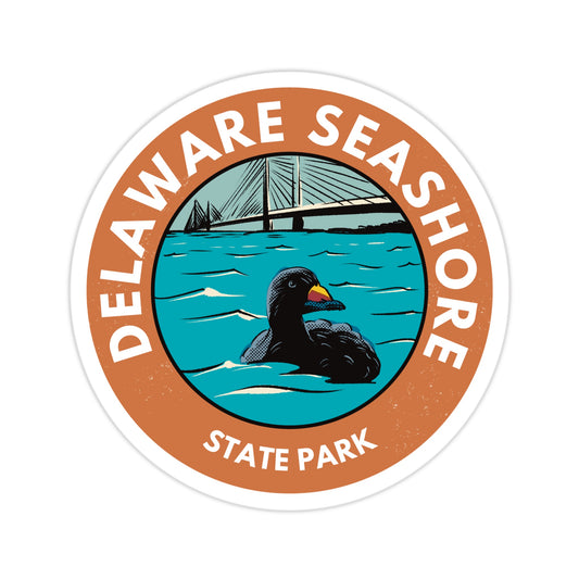 A sticker of Delaware Seashore State Park