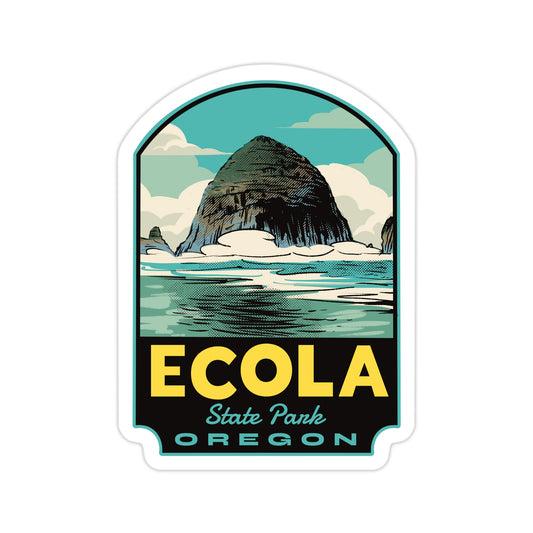 A sticker of Ecola State Park