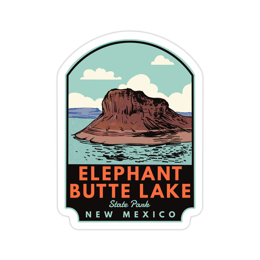 A sticker of Elephant Butte Lake State Park