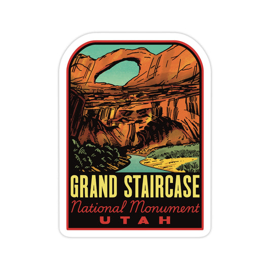 A sticker of Grand Staircase National Monument