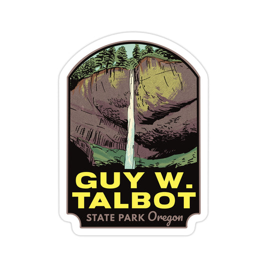 A sticker of Guy W Talbot State Park