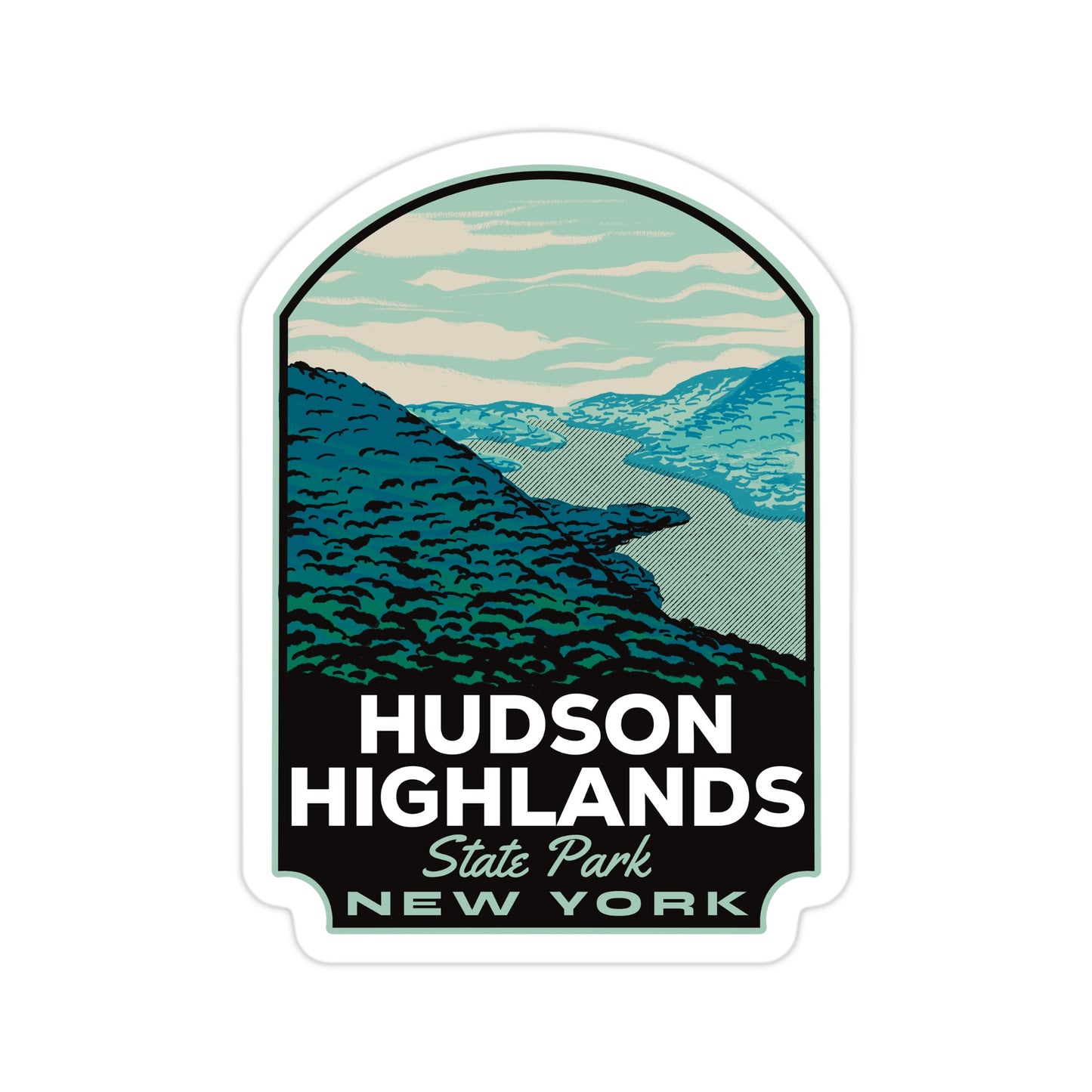 A sticker of Hudson Highlands State Park