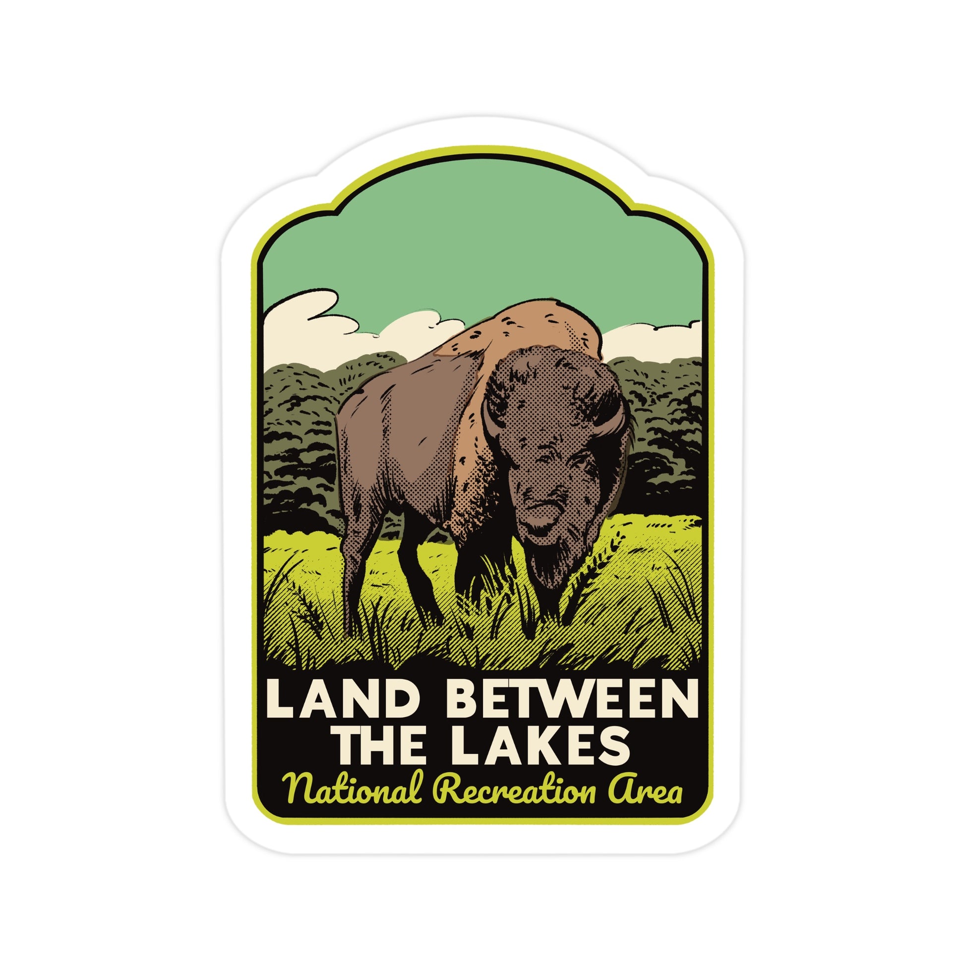 A sticker of Land Between the Lakes National Recreation Area