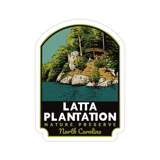 A sticker of Latta Nature Preserve