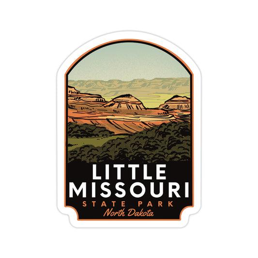 A sticker of Little Missouri State Park