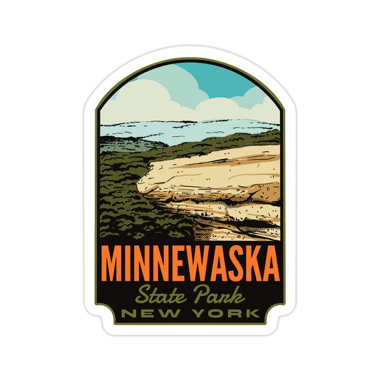 A sticker of Minnewaska State Park