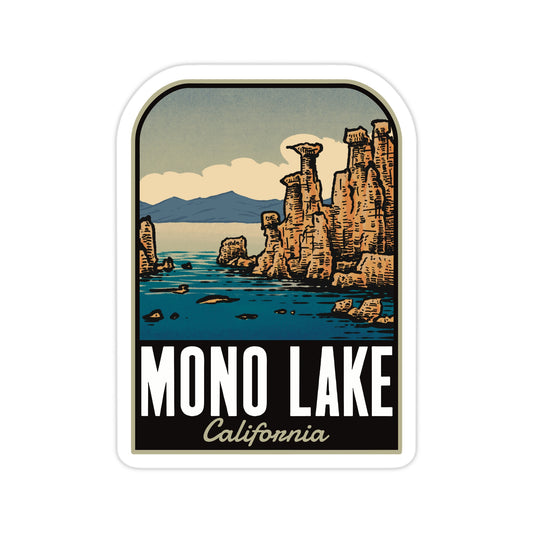 A sticker of Mono Lake