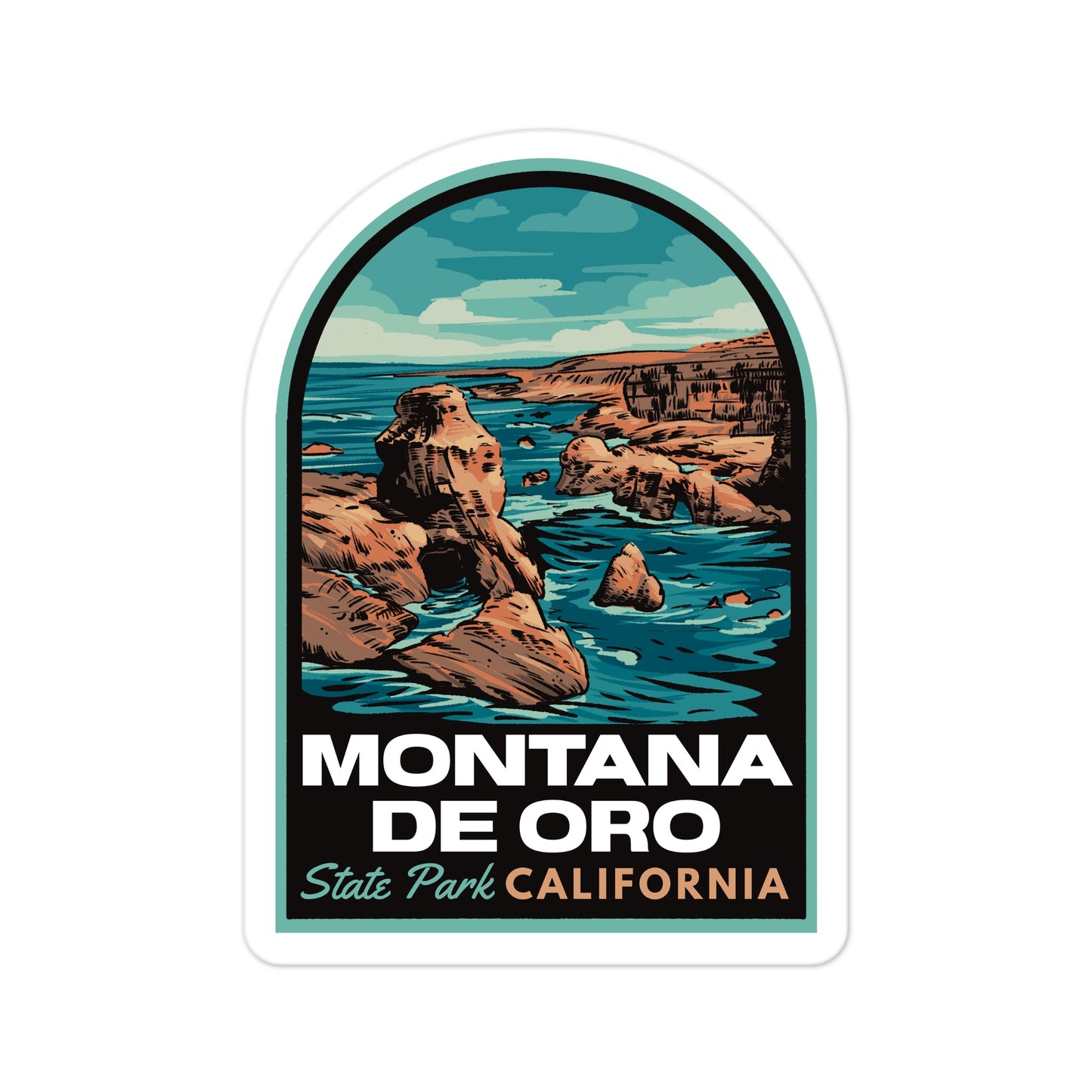 A sticker of Montana de Oro State Park