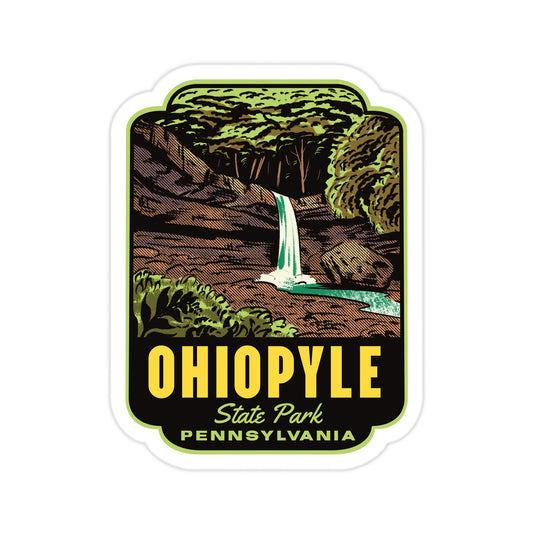 A sticker of Ohiopyle State Park