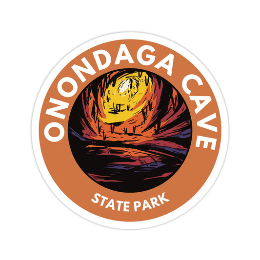 A sticker of Onondaga Cave State Park