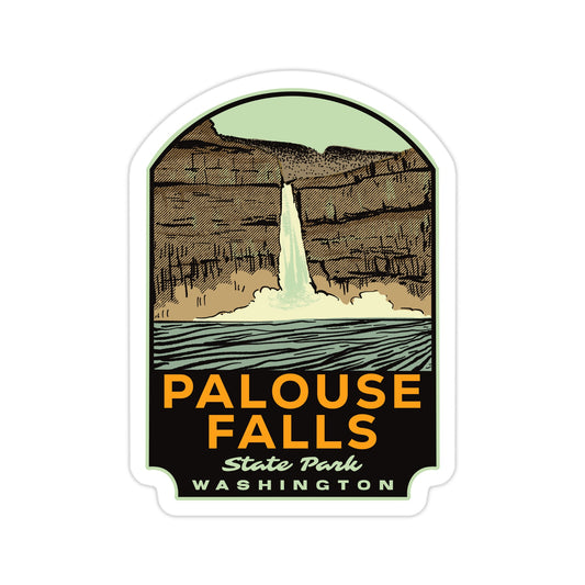 Palouse Falls State Park WA - Vinyl Sticker