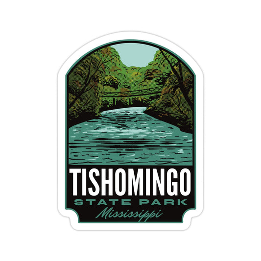 A sticker of Tishomingo State Park