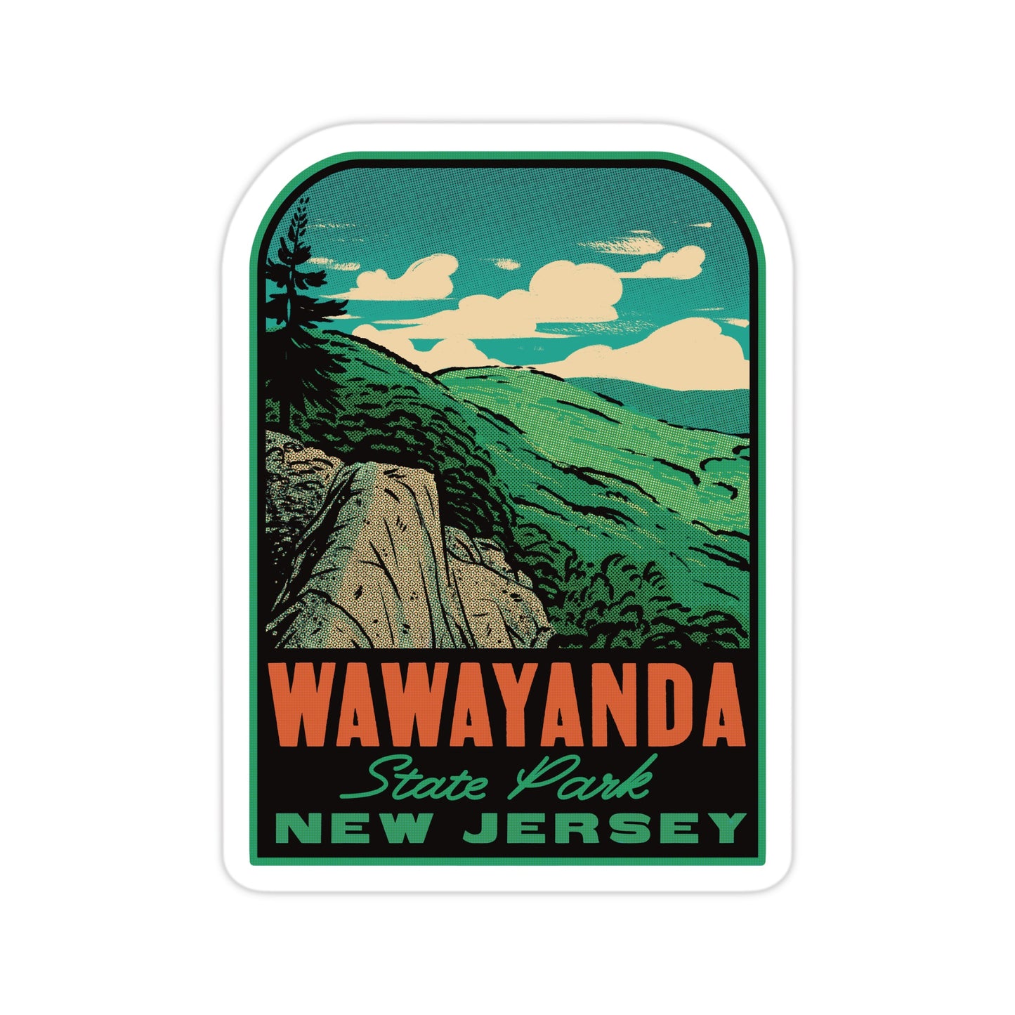 A sticker of Wawayanda State Park