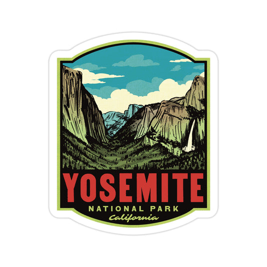 a sticker of El Capitan Yosemite National Park
