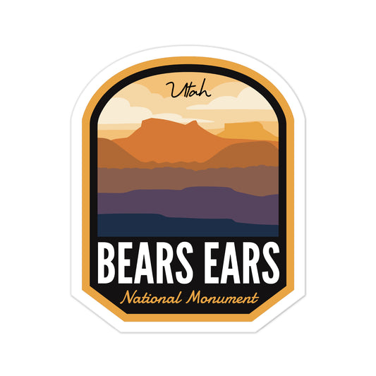 A sticker of Bears Ears National Monument