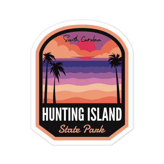 A sticker of Hunting Island State Park