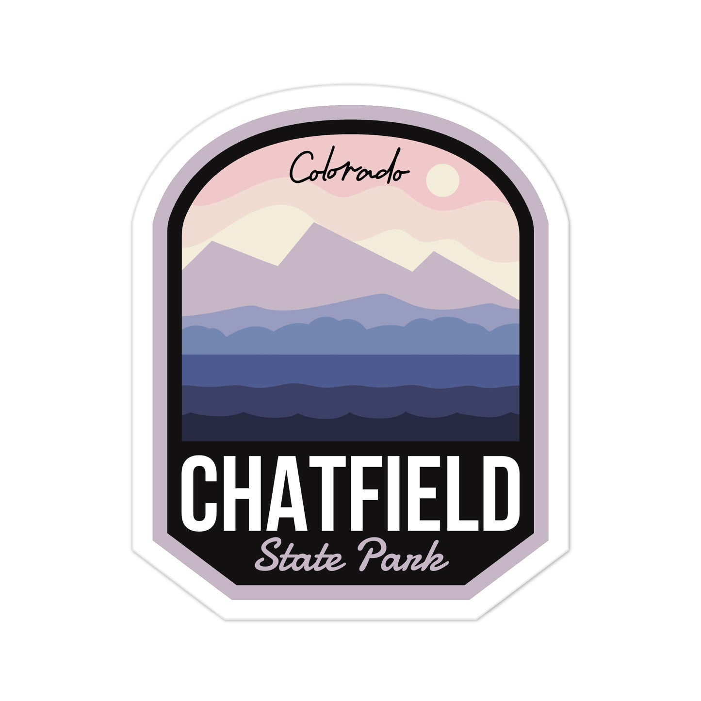 A sticker of Chatfield State Park