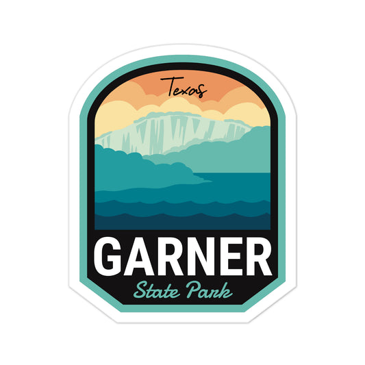 A sticker of Garner State Park