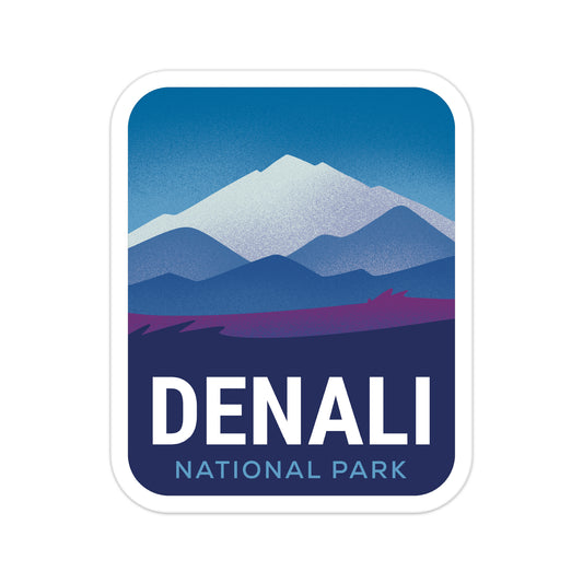 A sticker of Denali National Park
