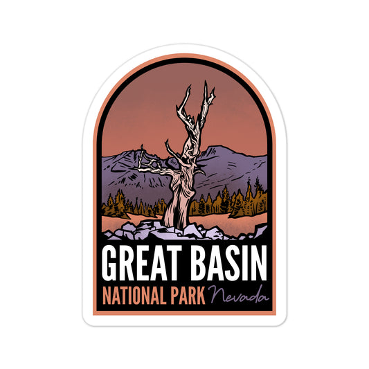 A sticker of Great Basin National Park