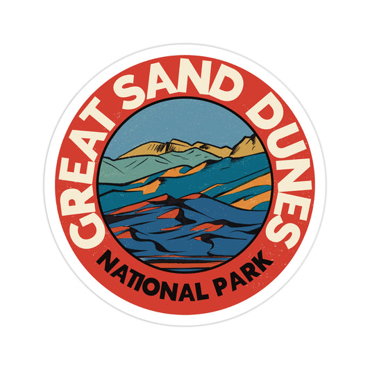 A sticker of Great Sand Dunes National Park