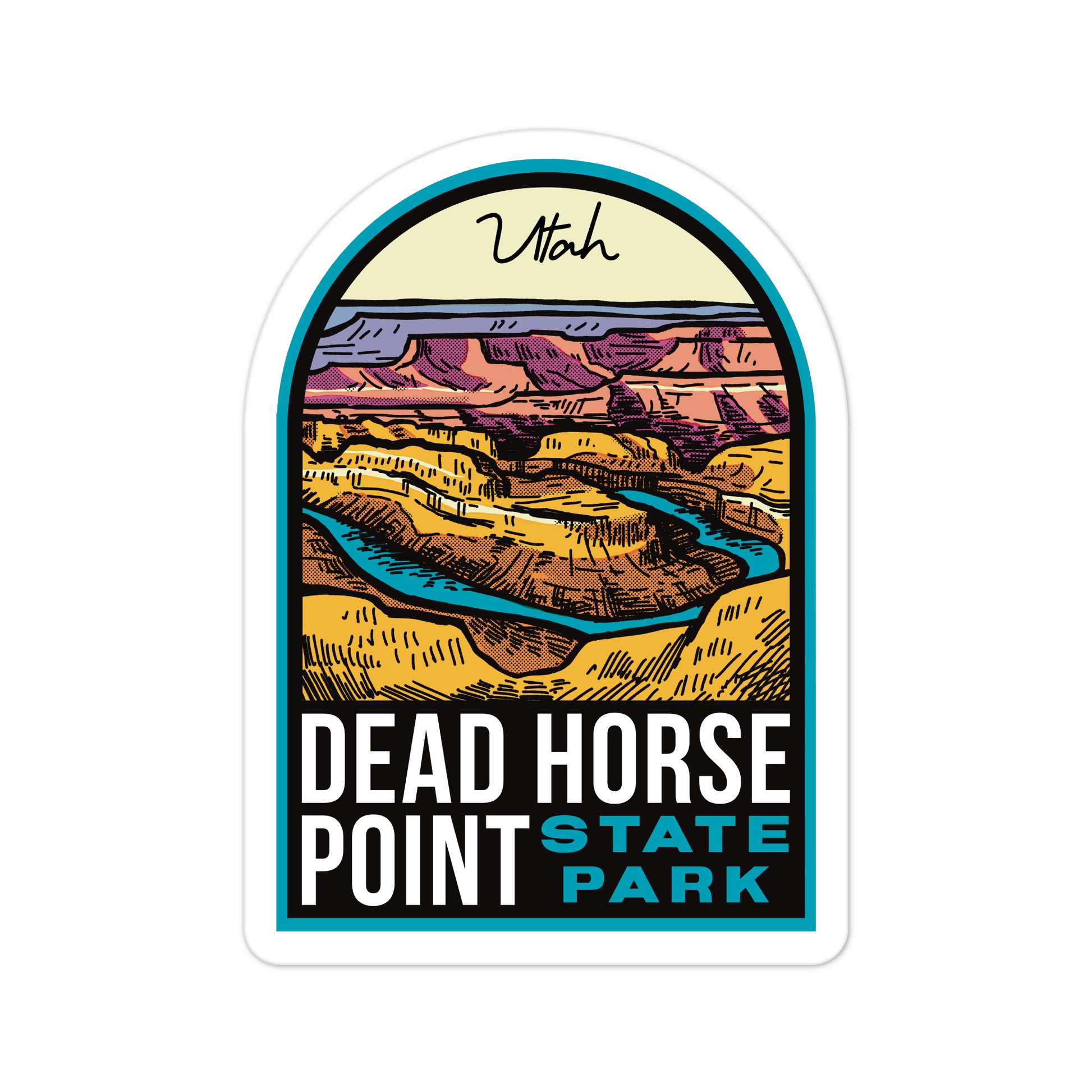 A sticker of Dead Horse Point State Park