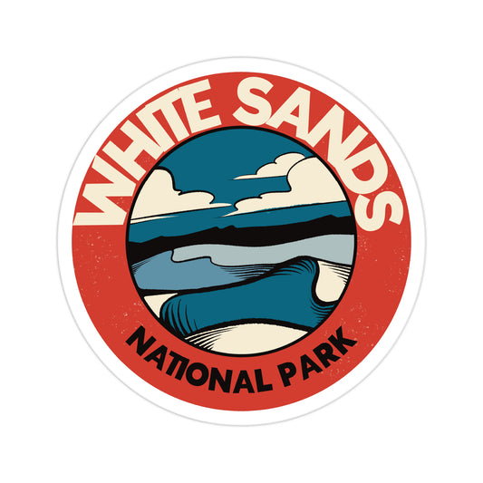 A sticker of White Sands National Park
