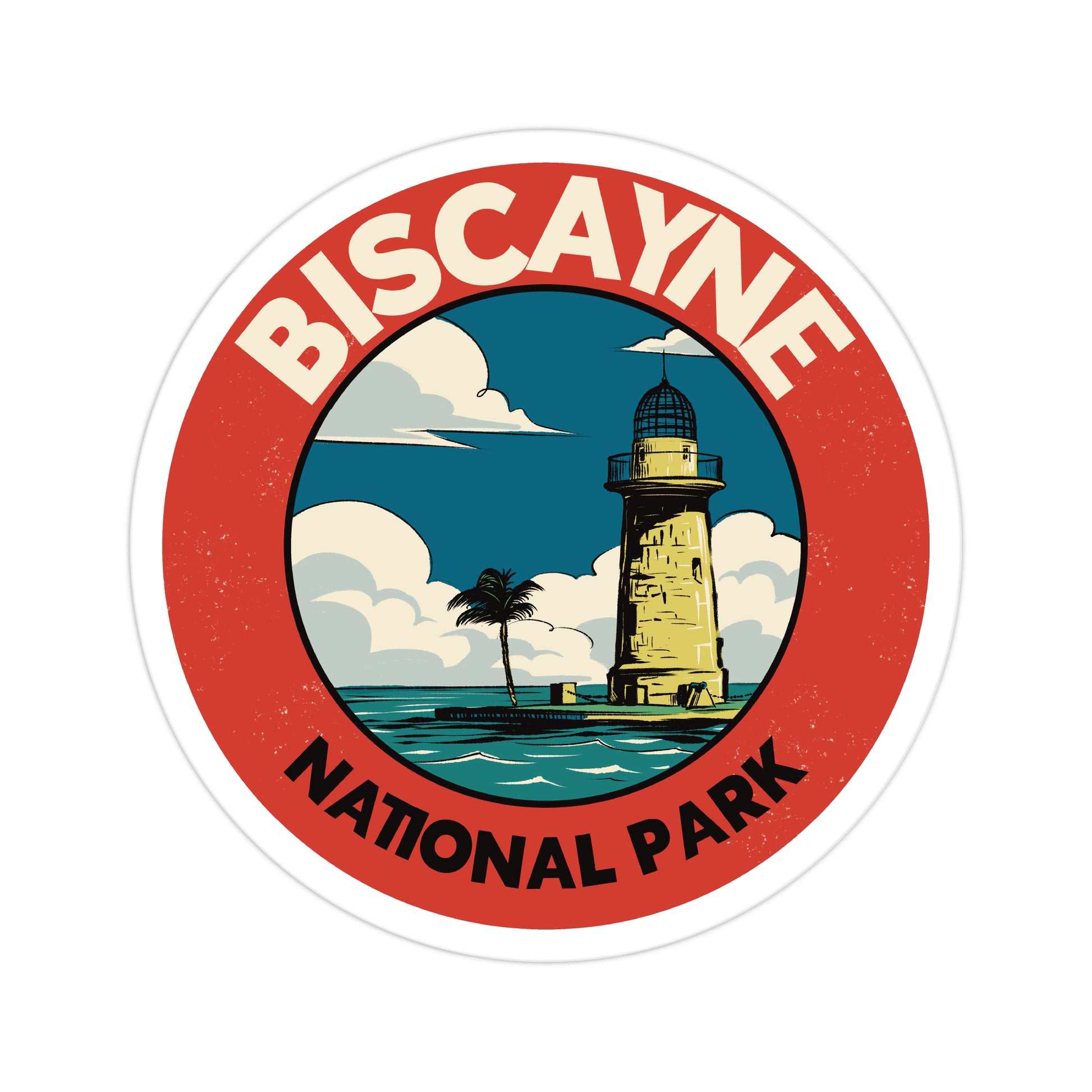 A sticker of Biscayne National Park