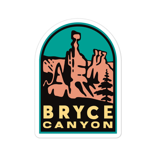 A sticker of Bryce Canyon